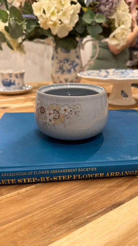Denby Reflections Handcrafted Fine Stoneware Sugar Bowl