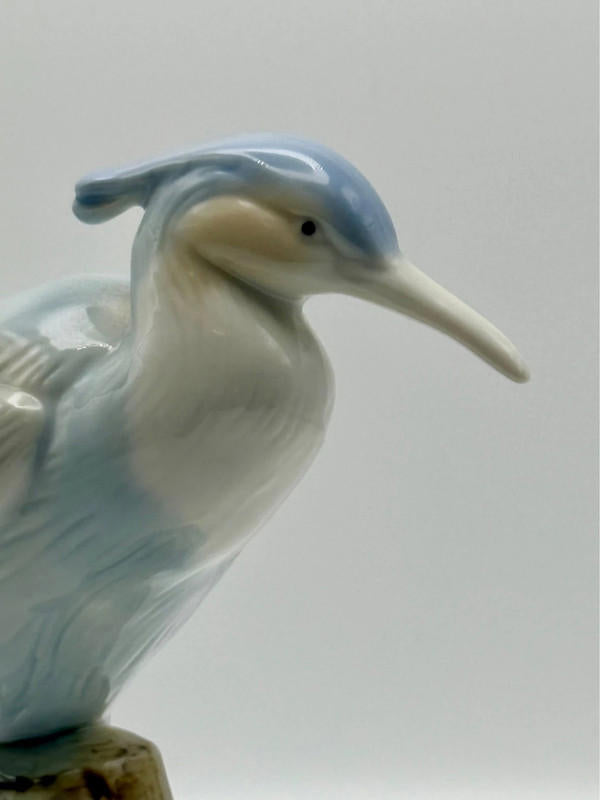 Vintage Porcelain Heron Figurine – In the Style of Karl Ens