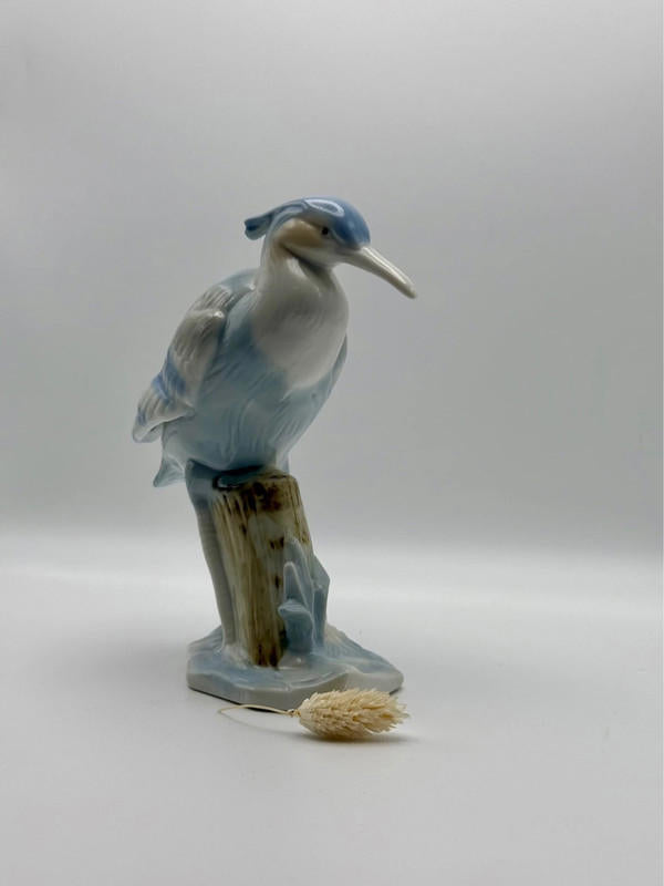 Vintage Porcelain Heron Figurine – In the Style of Karl Ens