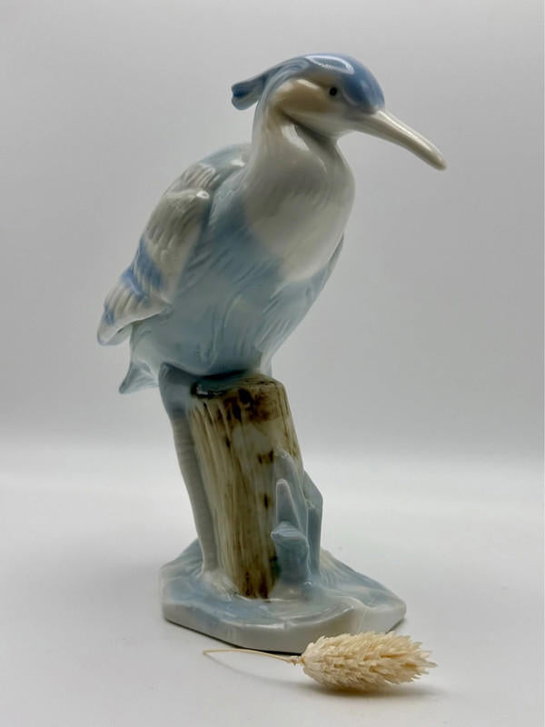 Vintage Porcelain Heron Figurine – In the Style of Karl Ens