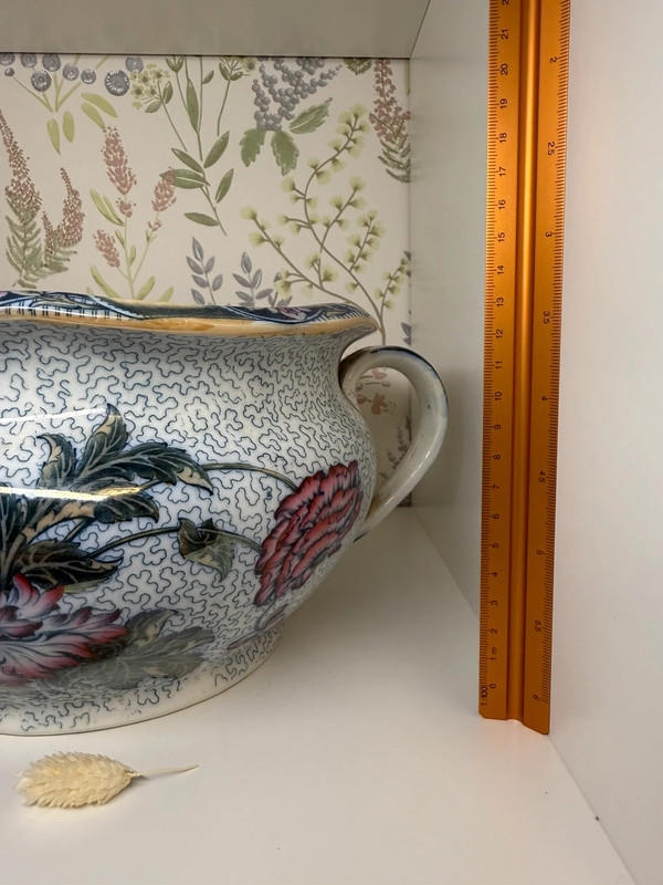 Antique Victorian Chintz Ceramic Chamber Pot - Pattern 2780