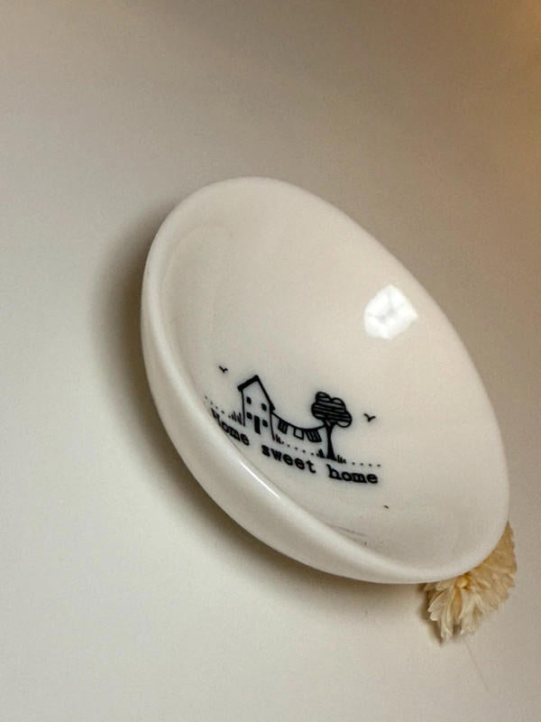 East of India “Home Sweet Home” Small Ceramic Bowl